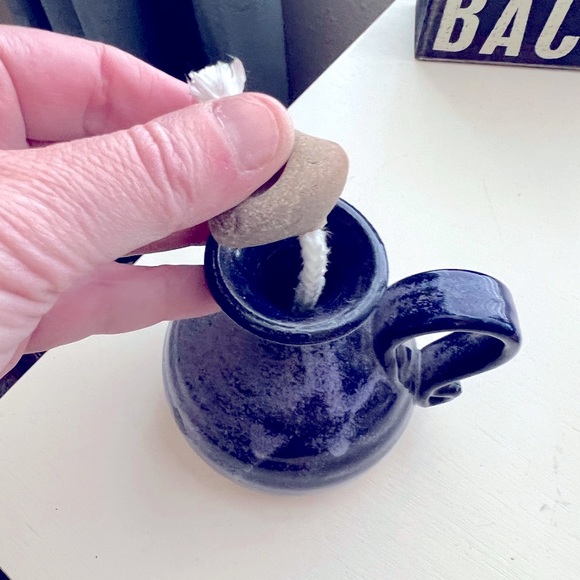 Artisan Oil Lamp/Wick Candle—NWOT! - Picture 2 of 3